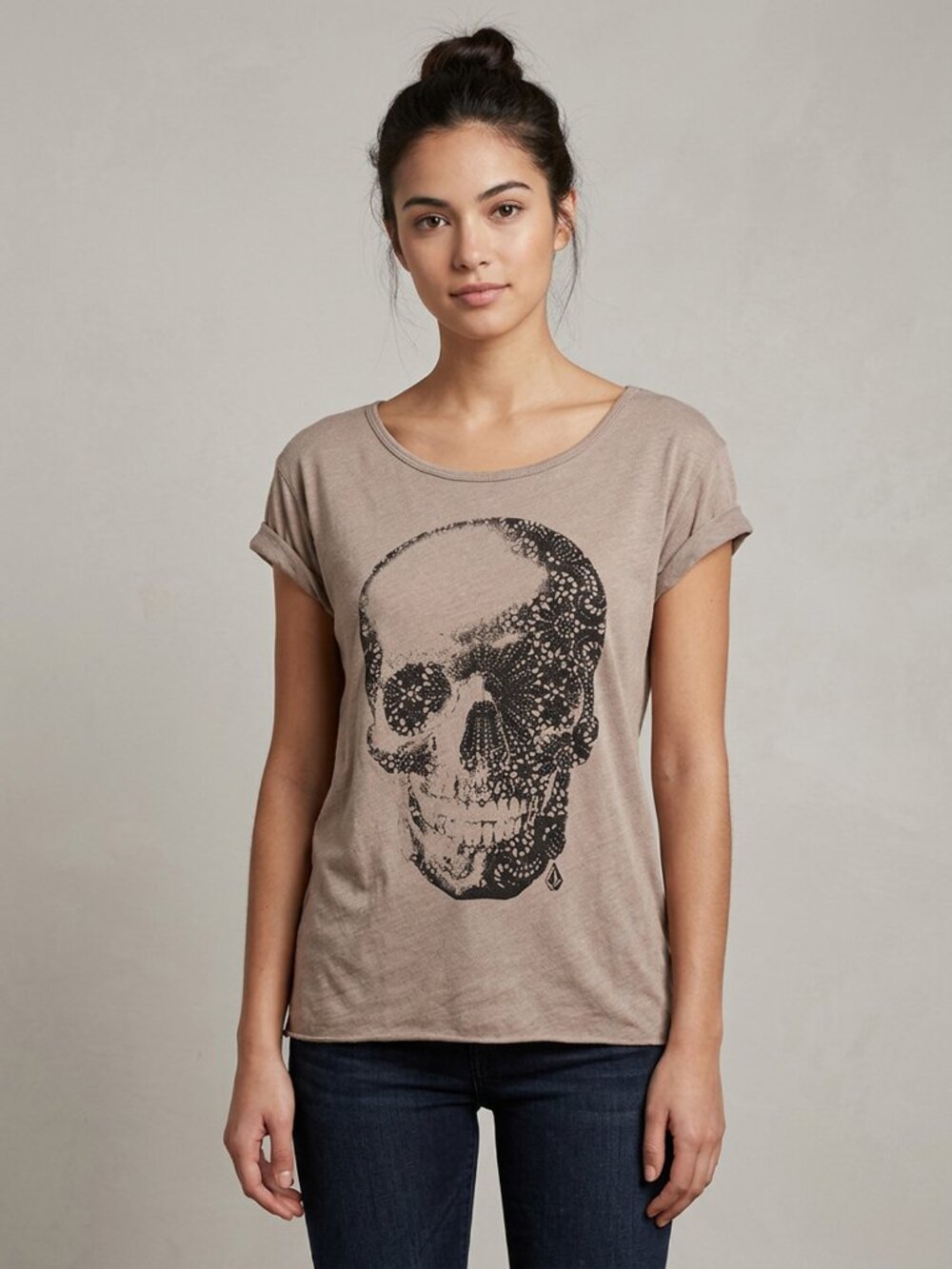 Volcom Flower Skull Tee